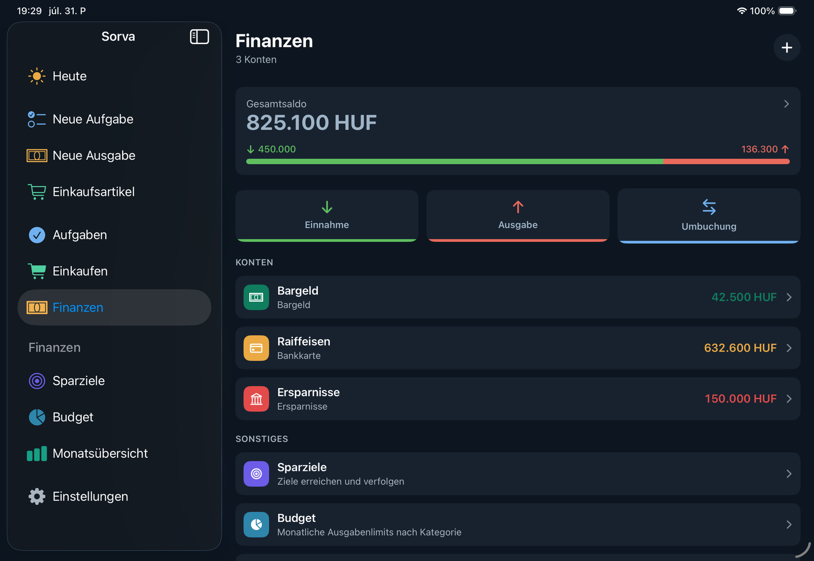 Finanzen