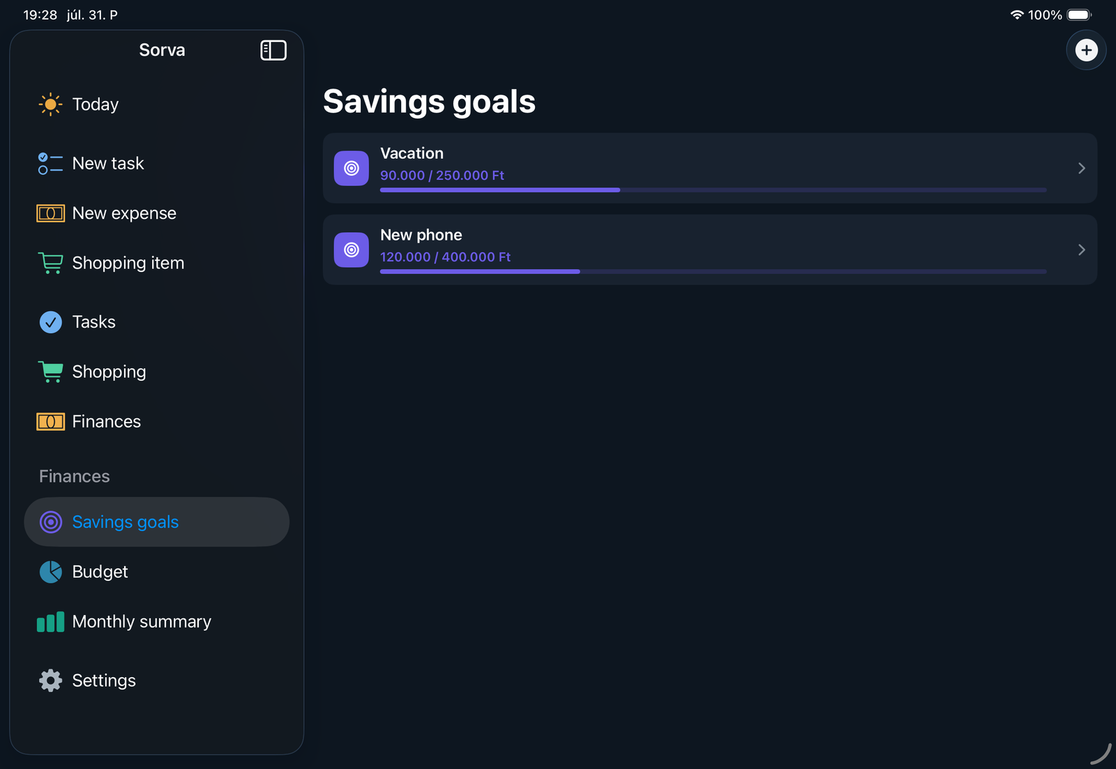 Savings