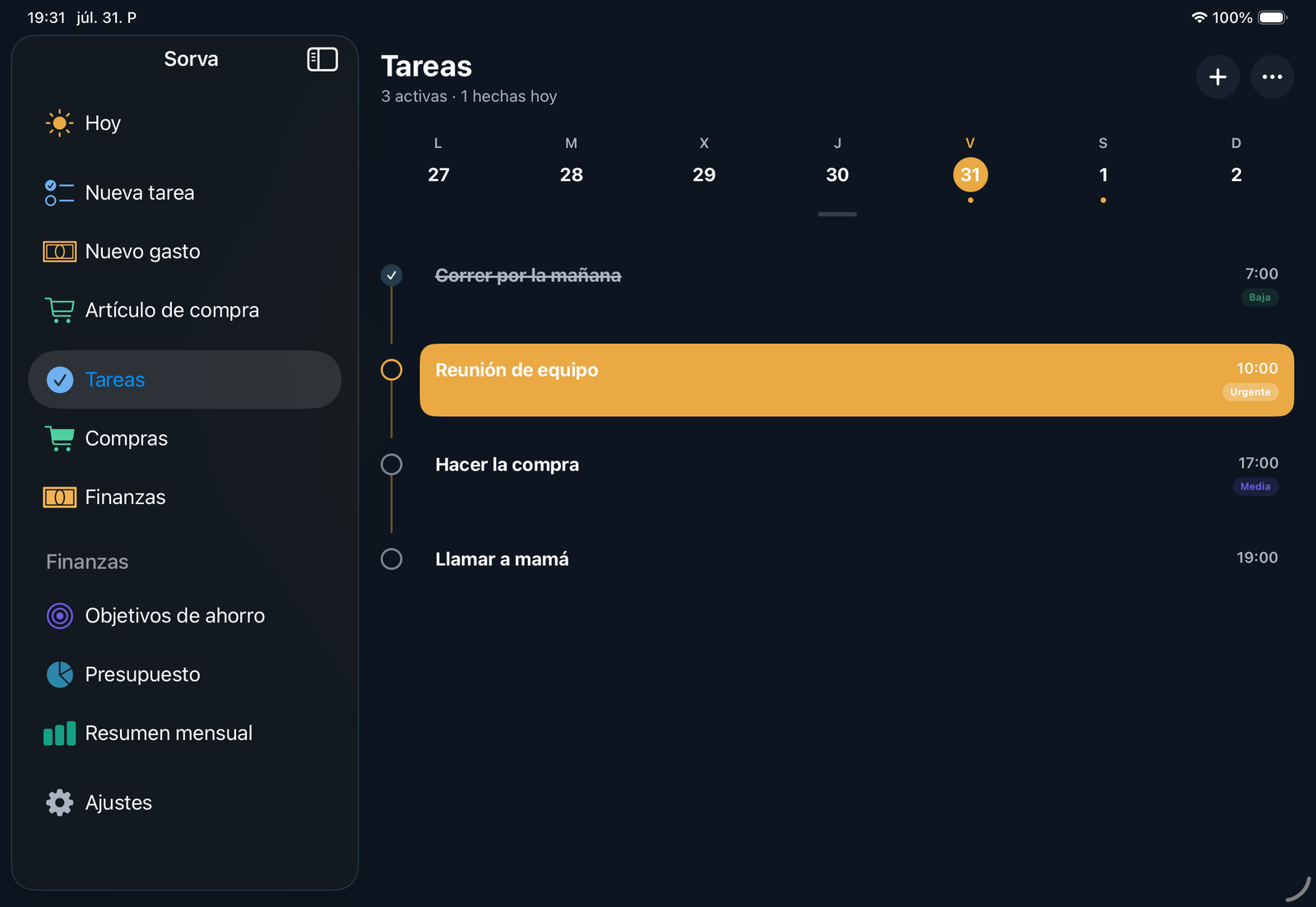 Tareas