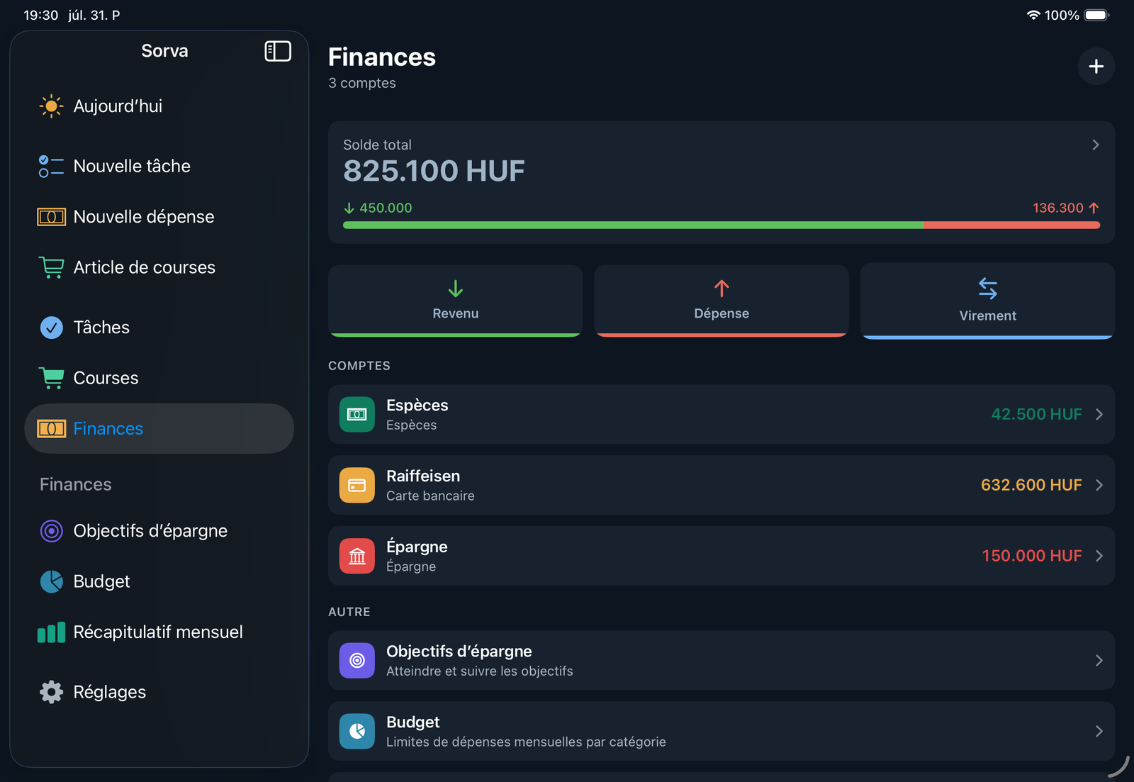 Finances