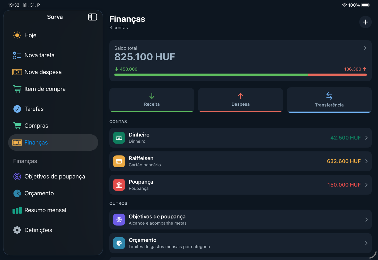 Finanças