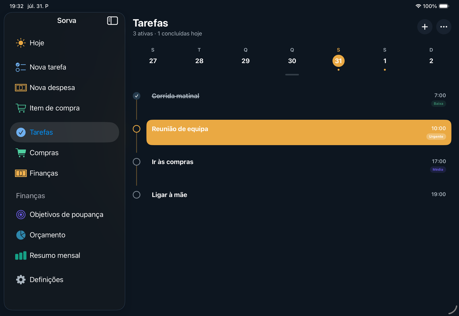 Tarefas